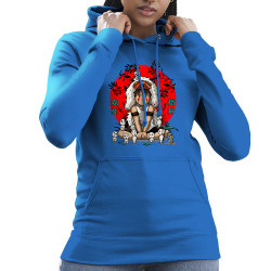 Sweat femme à capuche bleu royal Forest Spirits (Le Duc,Films/Séries,Manga Kawaï japan)