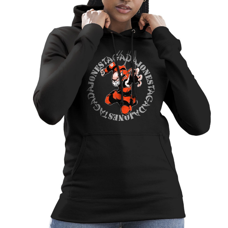 Sweat femme à capuche noir Tagada Jones - Manipulé (Tagada Jones)