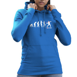 Sweat femme à capuche bleu royal Révolution 2 (Gondrax,Slogans engagés,Evolution)