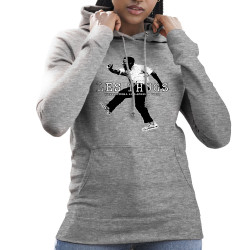 Sweat femme à capuche gris chiné Les Thugs - Anti Boredom Front (Les Thugs)