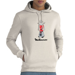 Sweat homme à capuche coton bio naturel Milounex (Mattdez,Humour,Fruits & Légumes)