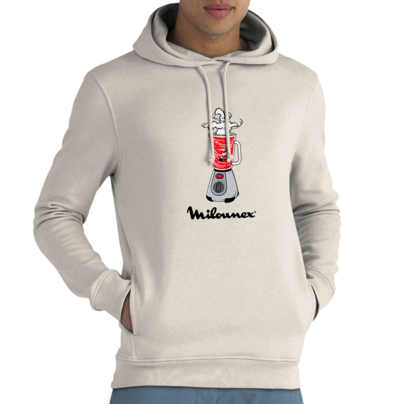 Sweat homme à capuche coton bio naturel Milounex (Mattdez,Humour,Fruits & Légumes)