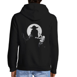 Sweat homme à capuche zippé noir Dark Ombre (Trabe,Jeux Vidéo / Geek,Films/Séries,Humour,Star Wars)