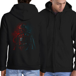 Sweat homme à capuche zippé noir Dark Vador (Le Duc,Films/Séries,Star Wars)