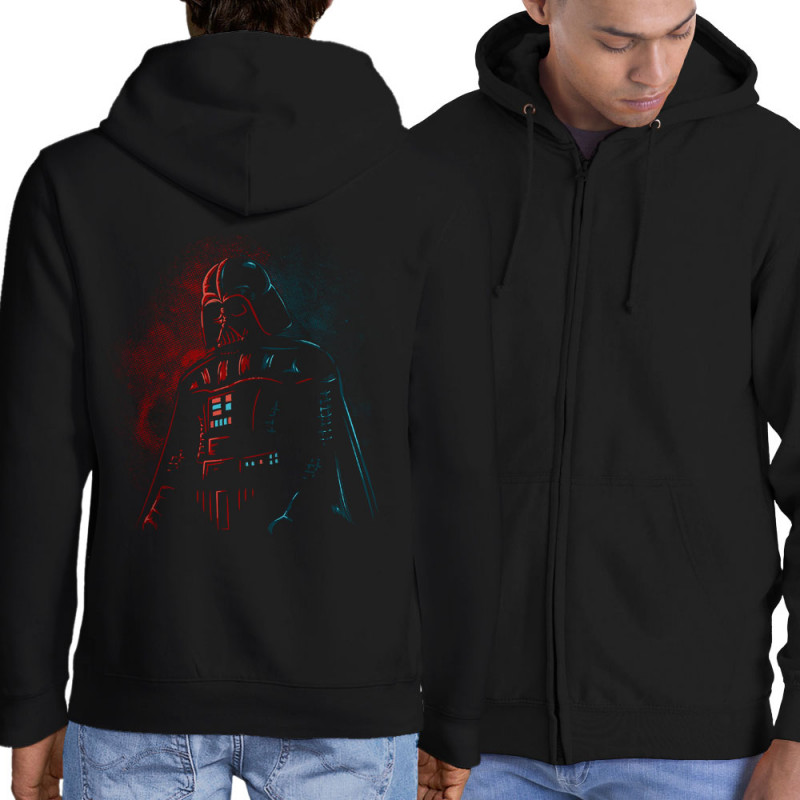 Sweat homme à capuche zippé noir Dark Vador (Le Duc,Films/Séries,Star Wars)