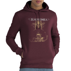 Sweat homme à capuche coton bio bordeaux Black Bomb A - Enemies Of The State (Black Bomb A)
