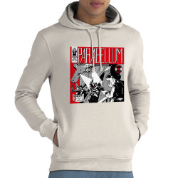 Sweat homme à capuche coton bio naturel Parabellum Gratuit (Parabellum)
