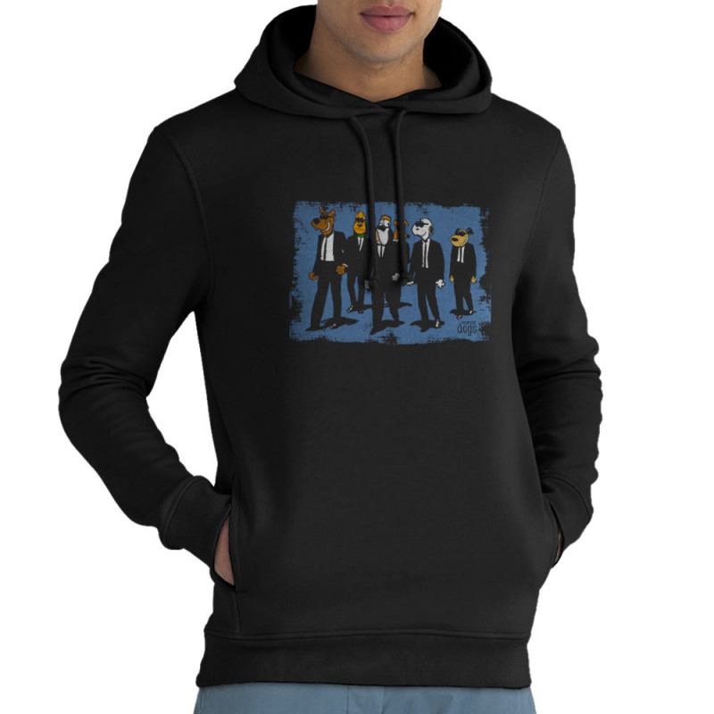 Sweat homme à capuche coton bio noir Reservoir Dogs (Gondrax,Animaux,Films/Séries,Détournements)