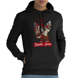 Sweat homme à capuche coton bio noir Tagada Jones - Les Compteurs à Zéro (Tagada Jones)