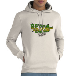 Sweat homme à capuche coton bio naturel Retour vers la nature (Gondrax,Ecologie,Films/Séries,Détournements)