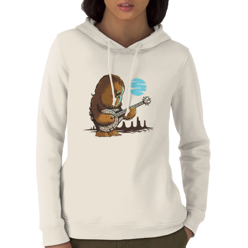 Sweat femme à capuche coton bio naturel Chewbacca Blues (Le Duc,Films/Séries,Star Wars)
