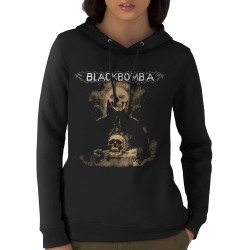 Sweat femme à capuche coton bio noir Black Bomb A - Enemies Of The State (Black Bomb A)