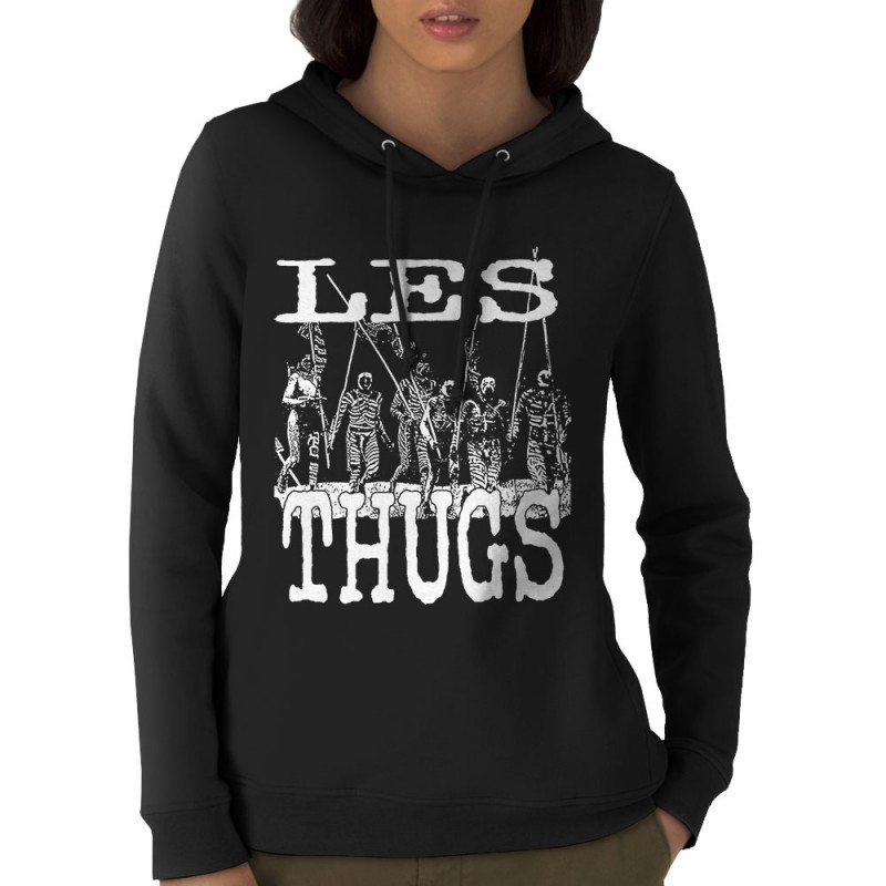 Sweat femme à capuche coton bio noir Les Thugs - Guerriers Massaï (Les Thugs)
