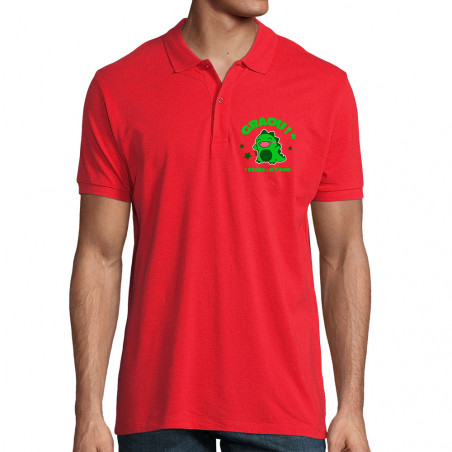 Polo homme coton bio "Graou...