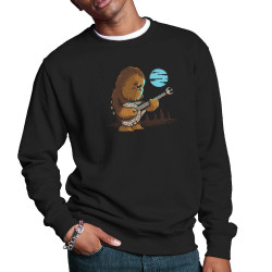 Sweat homme col rond noir Chewbacca Blues (Le Duc,Films/Séries,Star Wars)