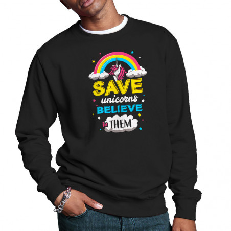 Sweat homme col rond "Save...