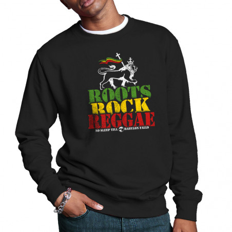 Sweat homme col rond "Roots...