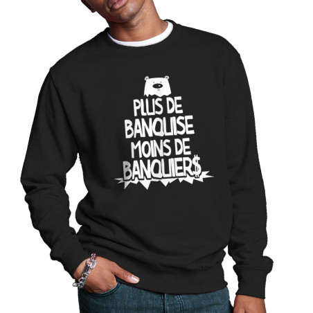 Sweat homme col rond "Plus...