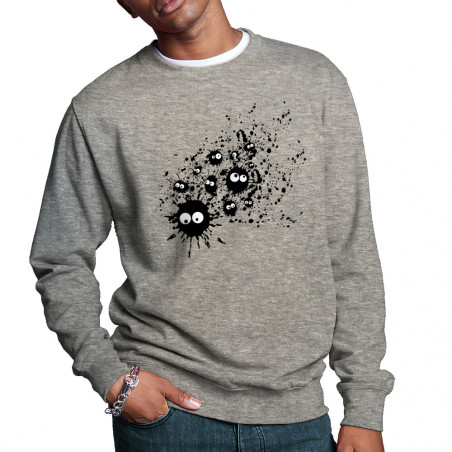 Sweat homme col rond "Les...