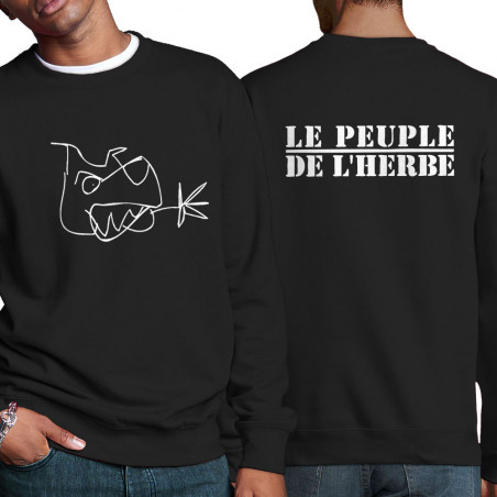 Sweat homme col rond "Le...