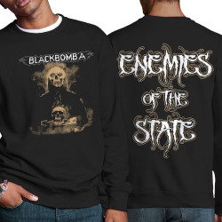 Sweat homme col rond noir Black Bomb A - Enemies Of The State (Black Bomb A)