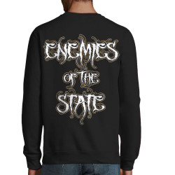 Sweat homme col rond noir Black Bomb A - Enemies Of The State (Black Bomb A)