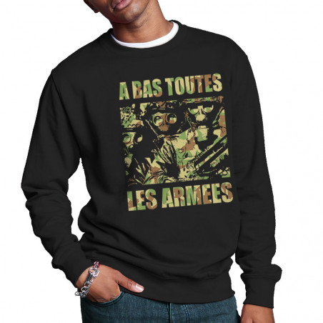 Sweat homme col rond "A bas...