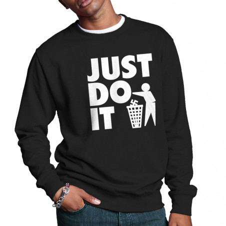 Sweat homme col rond "Just...