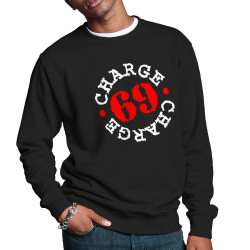 Sweat homme col rond noir Charge 69 - Logo (Charge 69)