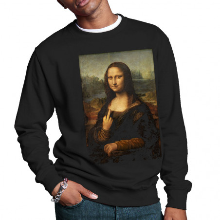 Sweat homme col rond "Mona...