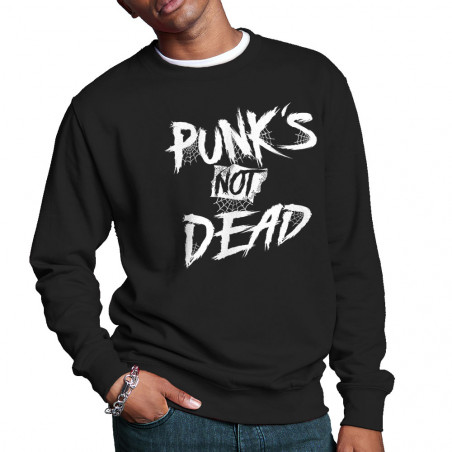 Sweat homme col rond "Punks...