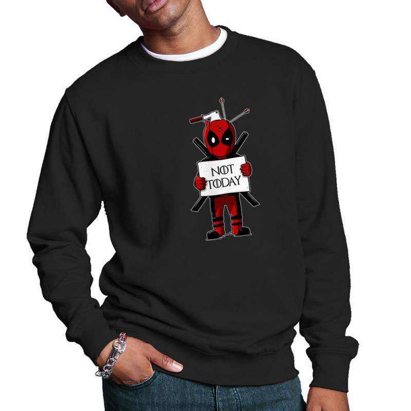 Sweat homme col rond noir Deadpool - Not Today (Le Duc,Films/Séries)