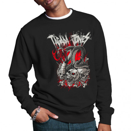 Sweat homme col rond noir Tagada Jones - 20 ans (Tagada Jones)