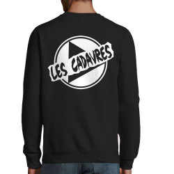 Sweat homme col rond noir Demain (Les Cadavres)