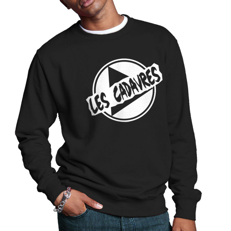 Sweat homme col rond noir Logo (Les Cadavres)