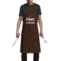 Tablier unisexe chocolat Lowcost (Mattdez,Humour)