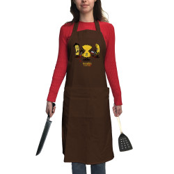 Tablier unisexe chocolat Psychopâtes (Gondrax,Fruits & Légumes,Humour)