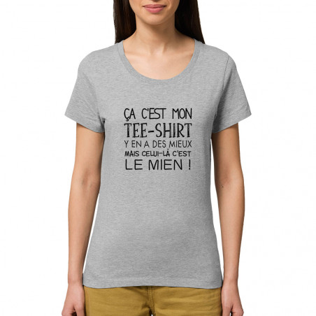 T-shirt femme coton bio "Ca...