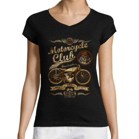 T-shirt femme col V "1837 -...