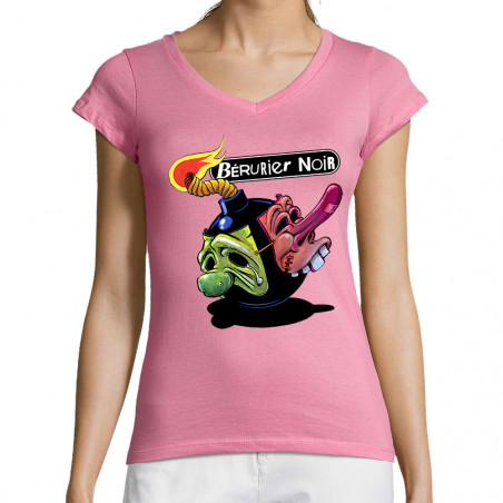 T-shirt femme col V "BxN -...