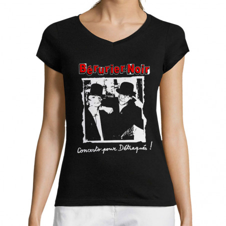 T-shirt femme col V "BxN -...