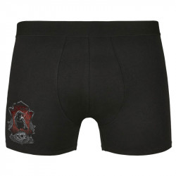 Caleçon boxer homme noir Diabolik Evil Crow (Simon,Diabolik,Têtes de morts,Enfer)