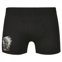 Caleçon boxer homme noir Bad River - Chief Skull (Simon,Bad River,Ethnique)