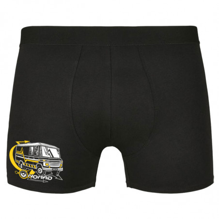 Caleçon boxer homme noir Nomad (E Cone,teufeur)