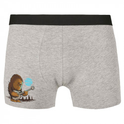 Caleçon boxer homme gris chiné Chewbacca Blues (Le Duc,Films/Séries,Star Wars)
