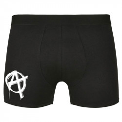 Caleçon boxer homme noir Anarchy (Gondrax,Slogans engagés,Rock & Punk)
