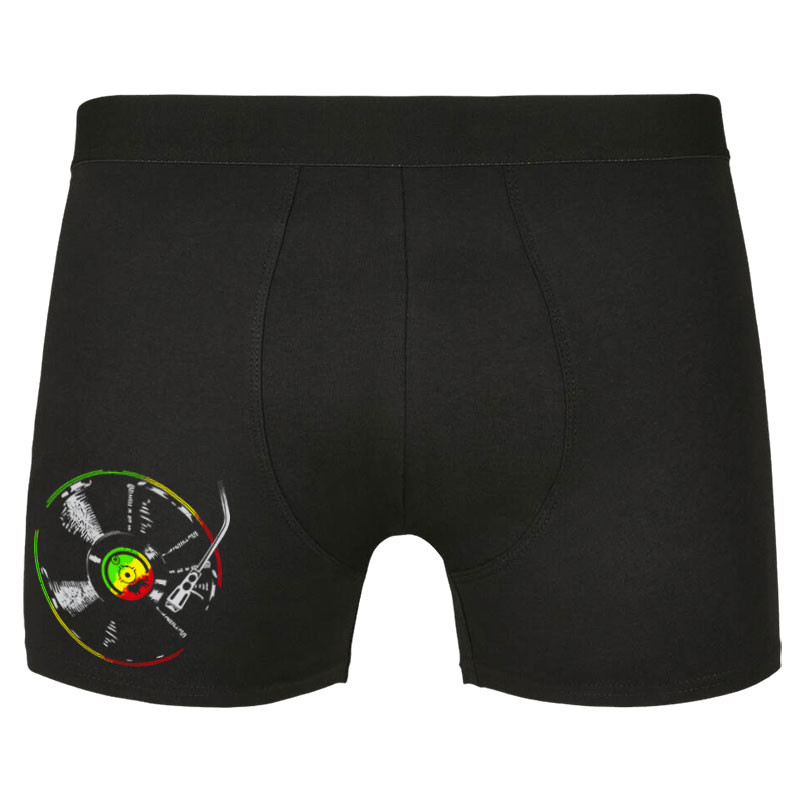 Caleçon boxer homme noir Reggae Vinyl (Reggae)