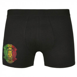 Caleçon boxer homme noir Only the strong survive (Animaux,Reggae)