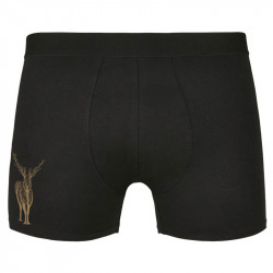 Caleçon boxer homme noir Deer Trees (Caffein Art,Animaux)