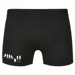 Caleçon boxer homme noir Stay Rebel (Gondrax,Animaux,Humour,Stay)